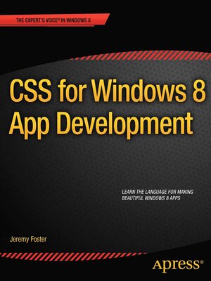 cover image of CSS for Windows 8 App Development